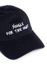 Detail View - Click To Enlarge - NASASEASONS - 'Single For The Night' embroidered baseball cap