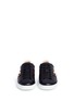 Front View - Click To Enlarge - GUCCI - Signature web embellished leather sneakers