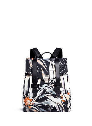 Main View - Click To Enlarge - PROENZA SCHOULER - 'PS1' floral print nylon backpack