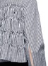 Detail View - Click To Enlarge - ANAÏS JOURDEN - Gingham check gathered cropped shirt