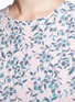 Detail View - Click To Enlarge - ANAÏS JOURDEN - Floral jacquard gathered chenille dress