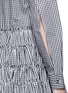 Detail View - Click To Enlarge - ANAÏS JOURDEN - Gingham check gathered shirt dress