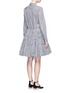 Back View - Click To Enlarge - ANAÏS JOURDEN - Gingham check gathered shirt dress