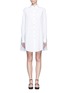 Main View - Click To Enlarge - ANAÏS JOURDEN - Gathered back cotton shirt dress