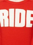 Detail View - Click To Enlarge - PERFECT MOMENT - 'Ride' slogan Merino wool sweater