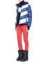 Figure View - Click To Enlarge - PERFECT MOMENT - 'Super Day' chevron quilted down ski jacket