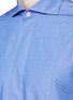 Detail View - Click To Enlarge - BARENA - 'Maran' cutaway collar chambray shirt