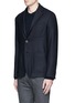 Front View - Click To Enlarge - BARENA - 'Brotto' soft wool blazer