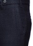 Detail View - Click To Enlarge - BARENA - 'Rampin' roll cuff cross jacquard pants