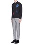 Figure View - Click To Enlarge - PAUL SMITH - Paisley patch sweatshirt