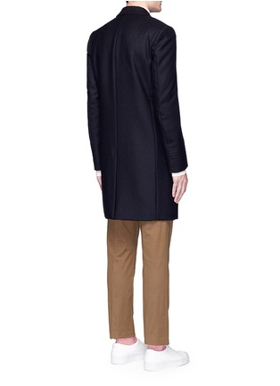 Back View - Click To Enlarge - PAUL SMITH - 'A Coat To Travel In' wool epsom coat