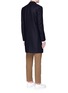 Back View - Click To Enlarge - PAUL SMITH - 'A Coat To Travel In' wool epsom coat