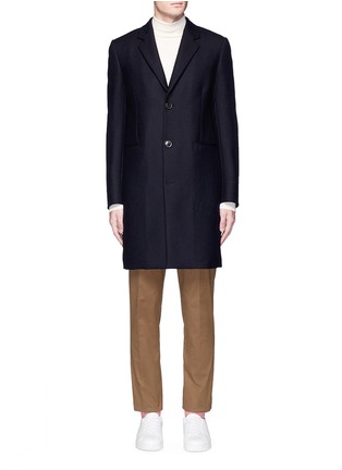 Main View - Click To Enlarge - PAUL SMITH - 'A Coat To Travel In' wool epsom coat