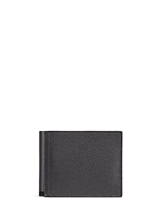 Main View - Click To Enlarge - VALEXTRA - 'Simple Grip Spring' leather wallet