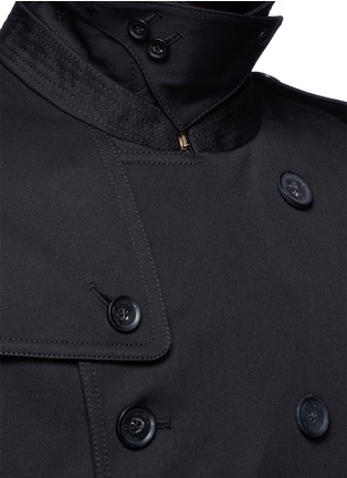 Detail View - Click To Enlarge - VALENTINO GARAVANI - 'Rockstud Untitled 01' double breasted trench coat