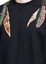 Detail View - Click To Enlarge - VALENTINO GARAVANI - Feather embroidered sweatshirt