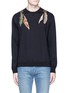 Main View - Click To Enlarge - VALENTINO GARAVANI - Feather embroidered sweatshirt