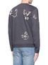 Back View - Click To Enlarge - VALENTINO GARAVANI - 'Camubutterfly' embroidery sweatshirt