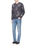 Figure View - Click To Enlarge - VALENTINO GARAVANI - 'Camubutterfly' embroidery sweatshirt