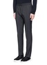 Front View - Click To Enlarge - VALENTINO GARAVANI - Tailored wool-Mohair jogging pants