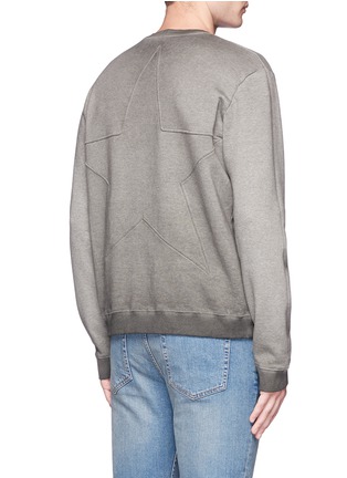 Back View - Click To Enlarge - VALENTINO GARAVANI - Star embossed sweatshirt