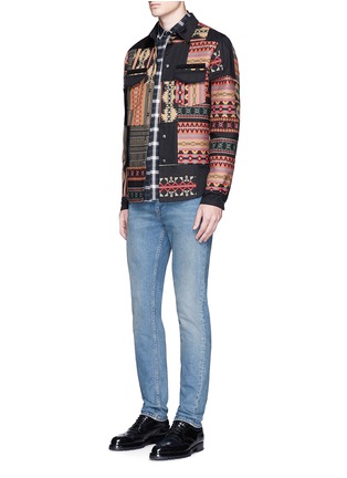 Figure View - Click To Enlarge - VALENTINO GARAVANI - Tribal patchwork shirt jacket