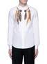 Main View - Click To Enlarge - VALENTINO GARAVANI - Feather embroidered poplin shirt
