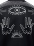 Detail View - Click To Enlarge - VALENTINO GARAVANI - Tribal embellished neoprene sweatshirt