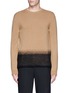 Main View - Click To Enlarge - VALENTINO GARAVANI - Needle punch hem cashmere-wool sweater