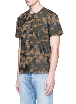 Front View - Click To Enlarge - VALENTINO GARAVANI - 'Camustars' cotton T-shirt