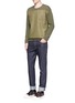 Figure View - Click To Enlarge - VALENTINO GARAVANI - 'Rockstud Untitled 06' regular fit jeans