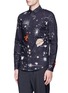 Front View - Click To Enlarge - VALENTINO GARAVANI - 'Cosmo' print cotton poplin shirt