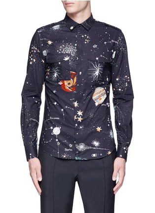 Main View - Click To Enlarge - VALENTINO GARAVANI - 'Cosmo' print cotton poplin shirt