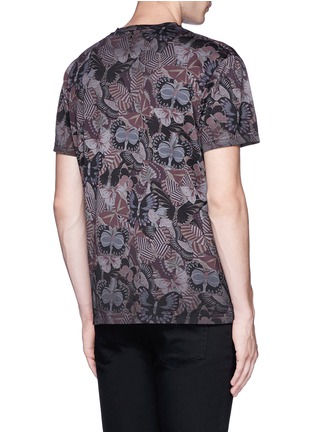 Back View - Click To Enlarge - VALENTINO GARAVANI - 'Camubutterfly' print T-shirt