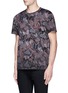 Front View - Click To Enlarge - VALENTINO GARAVANI - 'Camubutterfly' print T-shirt