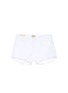 Main View - Click To Enlarge - L'AGENCE - 'Zoé' frayed denim Le Vintage shorts