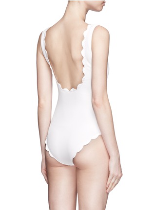 Back View - Click To Enlarge - MARYSIA - 'Palm Springs' scalloped one-piece swimsuit