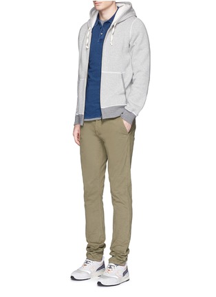 Figure View - Click To Enlarge - DENHAM - 'Joey' raglan sleeve polo shirt