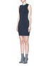 Front View - Click To Enlarge - RAG & BONE - 'Lucine' colourblock knit dress