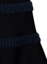 Detail View - Click To Enlarge - ALAÏA - 'Frise' stripe knit flared dress