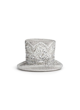 Main View - Click To Enlarge - JUDITH LEIBER - 'Top Hat' crystal pavé minaudière