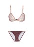 Main View - Click To Enlarge - ZIMMERMANN - 'Eden' Splice floral print triangle bikini set