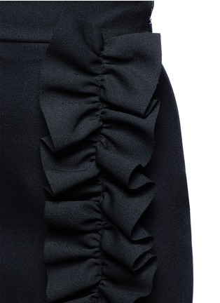 Detail View - Click To Enlarge - MSGM - Asymmetric ruffle trim skirt
