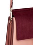  - CHLOÉ - 'Faye' medium colourblock suede flap leather shoulder bag