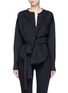 Main View - Click To Enlarge - ISABEL MARANT - 'Dorcey' wrap front silk-virgin wool top