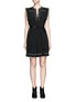 Main View - Click To Enlarge - ISABEL MARANT - 'Fergie' eyelet embellished butterfly sleeve silk dress