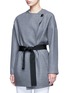 Front View - Click To Enlarge - ISABEL MARANT - 'Feodor' wool-cashmere drape coat