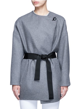 Main View - Click To Enlarge - ISABEL MARANT - 'Feodor' wool-cashmere drape coat