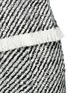 Detail View - Click To Enlarge - ISABEL MARANT - Fringed asymmetric drape wrap tweed skirt