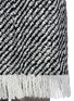 Detail View - Click To Enlarge - ISABEL MARANT - 'Iban' grosgrain waist fringe tweed coat